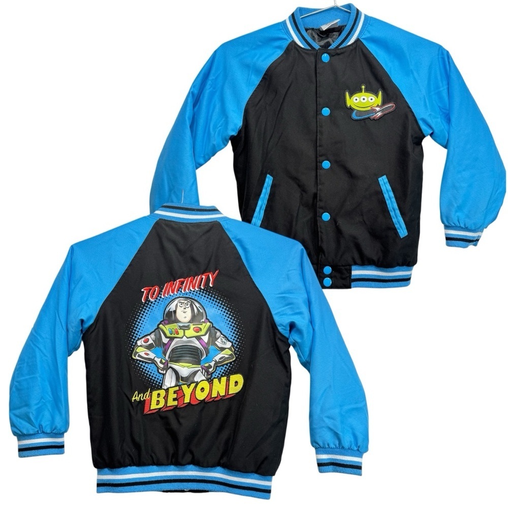 Disney Toy Story Buzz Lightyear Kids’ Varsity Jacket To Infinity and Beyond